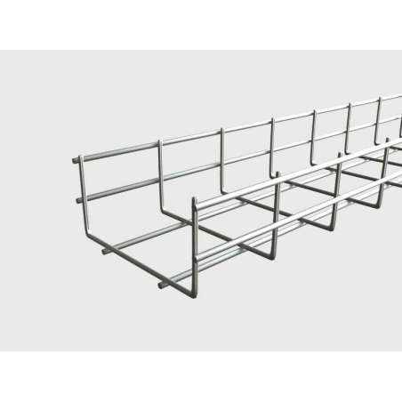 Сетчатый лоток 100х50 мм нержавеющая сталь AISI, длина 2,5м, Антек, цена за метр