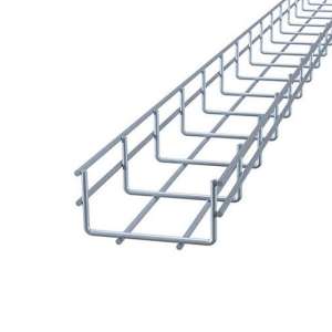 Сетчатый лоток 100х50 мм нержавеющая сталь AISI, длина 2,5м, Антек, цена за метр