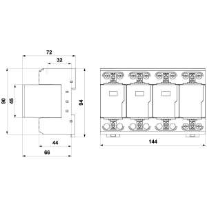 Ограничитель перенапряжения для солнечных панелей, защита зарядной станции для электромобиля,