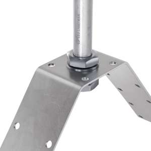 Молниеприемник на угловой конек крыши 1,5 м LEO LIGHTMAN™ (Ni/Al) | Код 414023