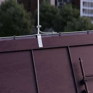 Молниеприемник на угловой конек крыши 1,5 м LEO LIGHTMAN™ (Ni/Al) | Код 414023