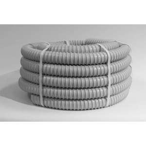 Труба армована спіральна ПВХ світло сіра внутр. діам. 25мм AT-FP25/32