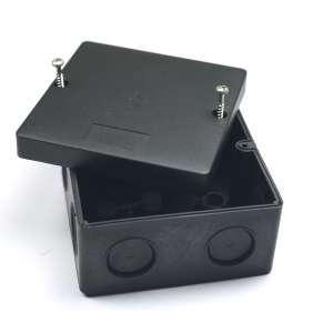 Коробка монтажная усиленная герметичная, черная 80х80мм, IP 66, KSK 80_FA KOPOS