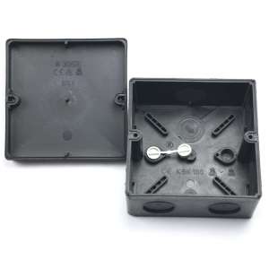 Коробка монтажная усиленная герметичная, черная 80х80мм, IP 66, KSK 80_FA KOPOS