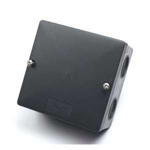 Коробка монтажная усиленная герметичная, черная 80х80мм, IP 66, KSK 80_FA KOPOS