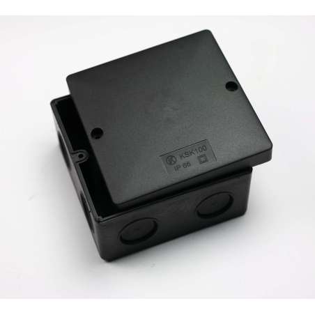 Коробка монтажная усиленная герметичная, черная 80х80мм, IP 66, KSK 80_FA KOPOS