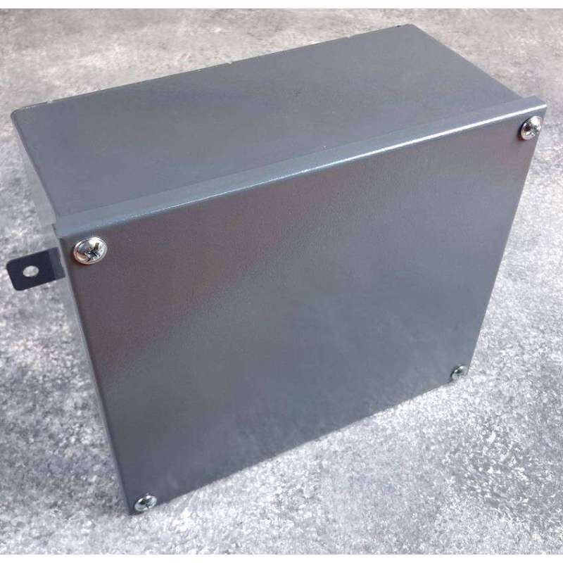 Коробка монтажная стальная, серая 178х155мм, IP 54, ATE-B178x155, Антек