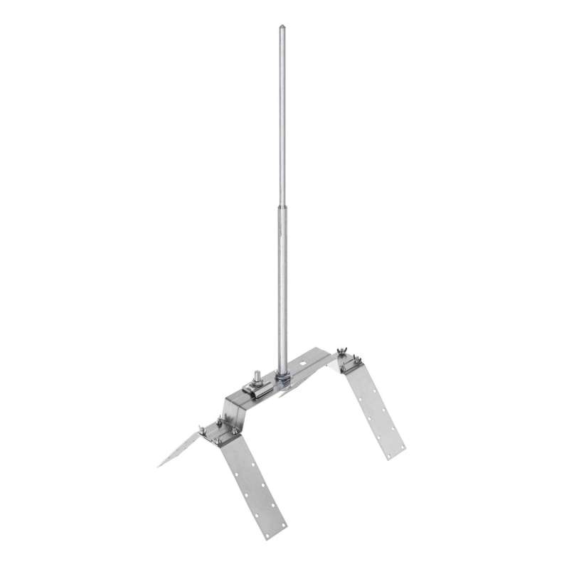 Блискавкоприймач на кутовий гребінь даху 2 м (Ni/Al) 414223 LEO Lightman