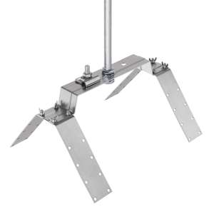 Молниеприемник на угловой конек крыши 2 м LEO LIGHTMAN™ (Ni/Al) | Код 414223