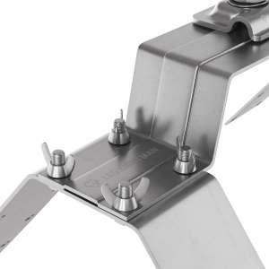 Блискавкоприймач на кутовий гребінь даху 2 м (Ni/Al) 414223 LEO Lightman