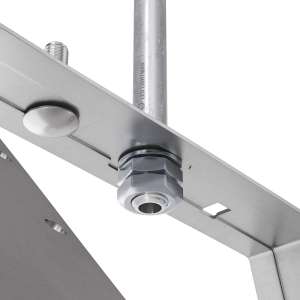 Молниеприемник на угловой конек крыши 2 м LEO LIGHTMAN™ (Ni/Al) | Код 414223