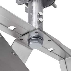 Блискавкоприймач на кутовий гребінь даху 2,5 м (Ni/Al) 414253 LEO Lightman