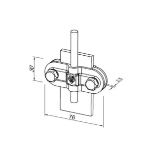 Соединитель Duos D08 2 пл. (StZn), Лео Лайтмен 210011