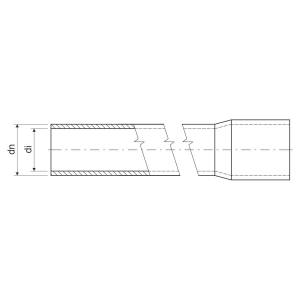 Труба гладкостенная 320N KOPOS, ПВХ, светло-серого цвета (KP-1516EКА)