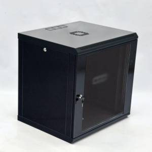Шкаф серверный настенный (CMS), черный, 19", 12U, 600х600х640 мм