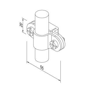 Тримач Clip на підставці (StZn/Pa) 318061 LEO Lightman