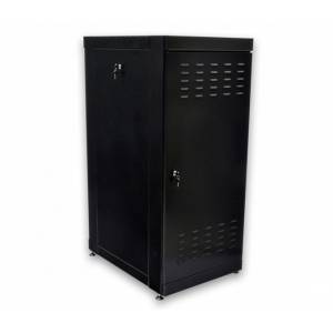 Шафа серверна підлогова (CMS), чорна, 19″, 18U, 610х675 мм