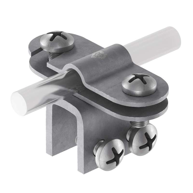 Держатель фальцевый усиленный  с Fix (StZn) 316011 LEO Lightman