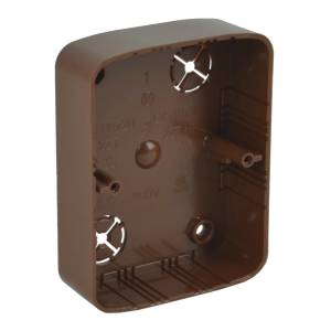 Коробка приборна двойная 105х80,5х28 ПВХ дуб для кабельных коробов KP-LK 80x28  2ZT _I2 Копос