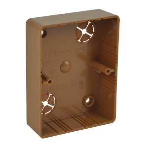 Приладова коробка подвійна без кришки 104х80х28 ПВХ світле дерево для кабельних коробів KP-LK 80х28 2ZK _SD Копос