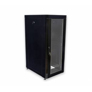 Шкаф серверный напольный усиленный (СMS), черный, 19″, 18U, 610х865 мм