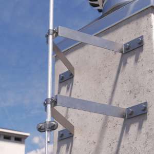 Держатель изоляционной штанги к стене (Ni) 330011, LEO Lightman