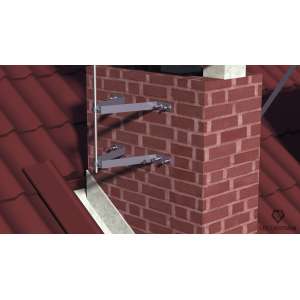 Держатель изоляционной штанги к стене (Ni) 330011, LEO Lightman