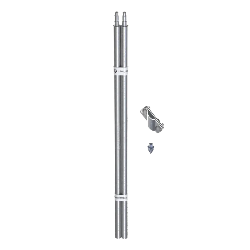 120151 Комплект заземления D20 × 1.5 м без муфт StZn, ЛЕО Лайтмен