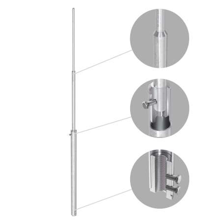 Молниеприемник сборный 4 м (Al) 405406 LEO Lightman