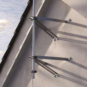 Держатель изоляционной штанги к стене (Ni) 330011, LEO Lightman