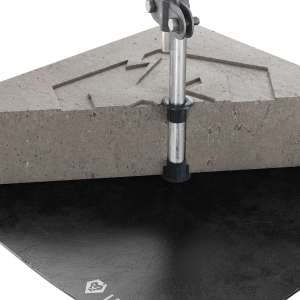 Молниеприемник с бетонной основой 1,5 м (Al) 407156 LEO LIGHTMAN