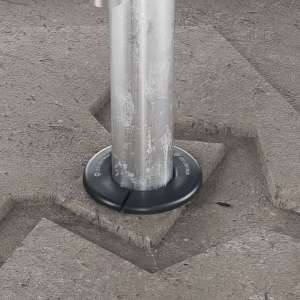 Молниеприемник с бетонной основой 2 м (Al) 407206 LEO LIGHTMAN