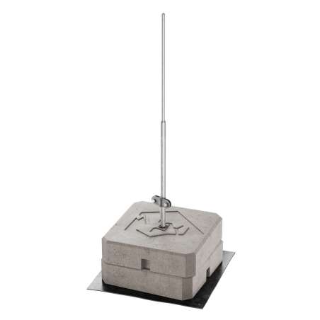 Блискавкоприймач з бетонною основою 3 м (Al) 407306 LEO LIGHTMAN