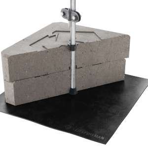 Молниеприемник с бетонной основой 4 м (Al) 407406 LEO LIGHTMAN