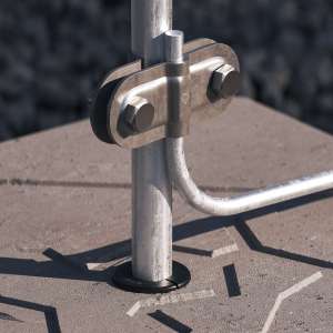 Молниеприемник с бетонной основой 4 м (Al) 407406 LEO LIGHTMAN