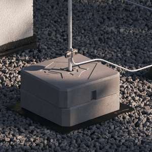 Бетонна основа обтяжувач 320*320 мм, 17 кг, 407170 LEO LIGHTMAN