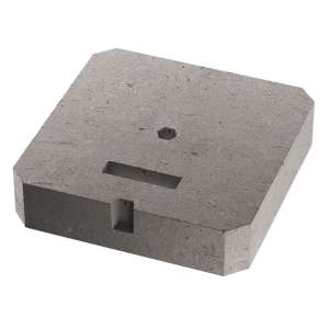 Бетонна основа обтяжувач 320*320 мм, 17 кг, 407170 LEO LIGHTMAN