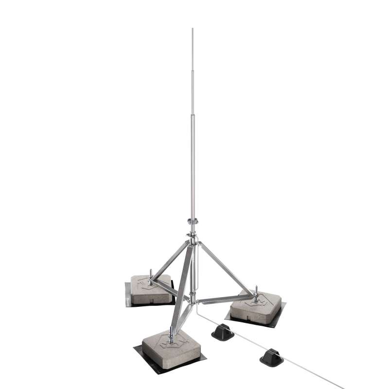 Молниеприемник с триногой 4 м (Al/Ni) 408406 LEO Lightman