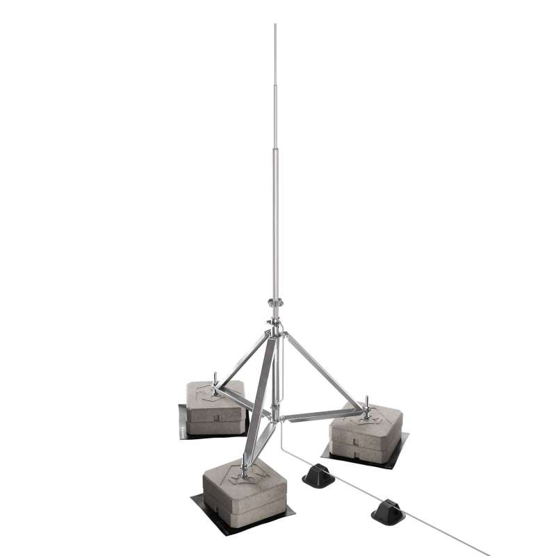 Молниеприемник усиленый с триногой 5 м (Al/Ni) 408506 LEO Lightman
