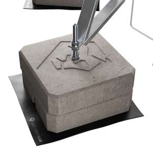 Блискавкоприймач з триногою 5 м (Al/Ni) 408506 LEO Lightman