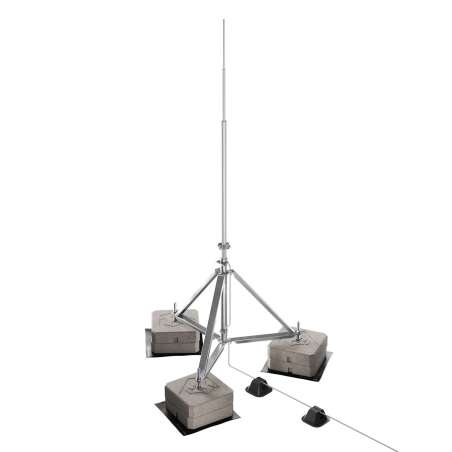 Блискавкоприймач з триногою 6 м (Al/Ni) 408606 LEO Lightman