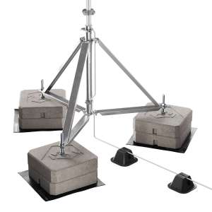 Блискавкоприймач з триногою 7 м (Al/Ni) 408706 LEO Lightman