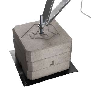 Блискавкоприймач посилений з триногою 8 м (Al/Ni) 408806 LEO Lightman