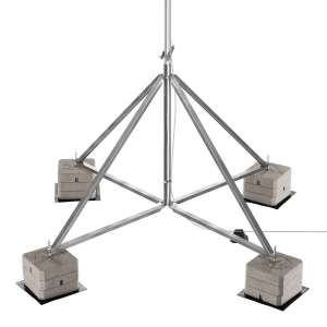 Блискавкоприймач з чотириногою основою 9 м (Al/Ni) 408906 LEO Lightman