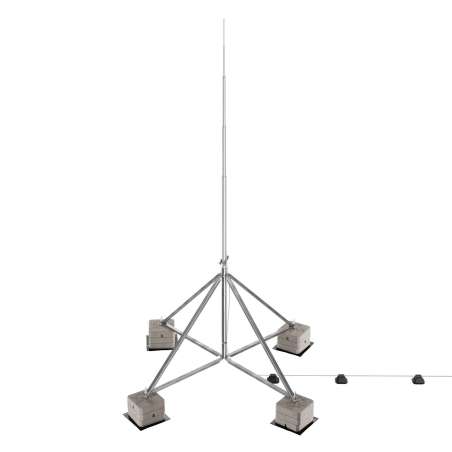 Блискавкоприймач з чотириногою основою 9 м (Al/Ni) 408906 LEO Lightman