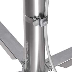 Блискавкоприймач з чотириногою основою 9 м (Al/Ni) 408906 LEO Lightman