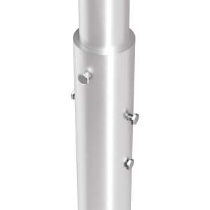 Молниеприемник усиленный на четыреноге 9 м (Al/Ni) 408906 LEO Lightman