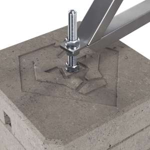 Молниеприемник усиленный на четыреноге 11 м (Al/Ni) 408116 LEO Lightman