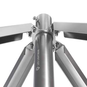 Держатель изоляционной штанги к стене (Ni) 330011, LEO Lightman