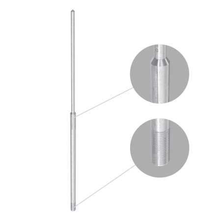 Блискавкоприймач 1,5 м з різьбою (Al) 401157 LEO Lightman